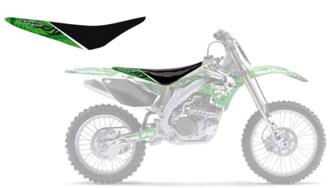 Обшивка сидения KAWASAKI KXF 250/450 '06-'08 (12) BLACKBIRD E1426B