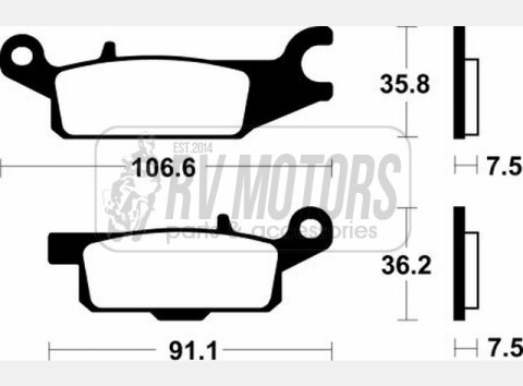 Тормозные колодки SBS 850SI