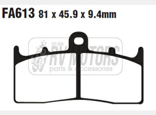 Тормозные колодки EBC FA613HH