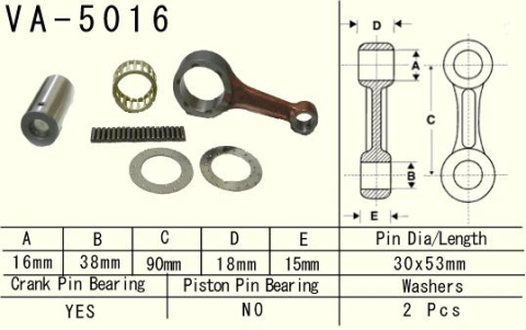 Шатун HONDA CRF 250 R/X '04-'09 VESRAH VA-5016