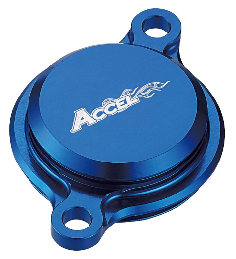 Крышка масляного фильтра YAMAHA YZF 250 '14-'17, YZF 450 '10-'16, WR 250F '15-'17, WR 450F '16, ACCEL OFC202BL