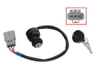 Замок зажигания YAMAHA YFM KODIAK 450 '18-21/700 '16-21, GRIZZLY 550 '09-14/700 '09-21 (28P-82510-00-00;28P-82510-01-00) BRONCO AT-01274