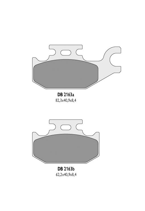 Колодки гальмові DELTA BRAKING DB2163OR-D (FA413)