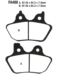 Тормозные колодки EBC FA400V