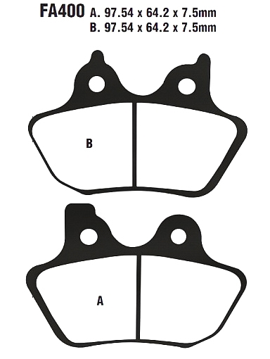 Тормозные колодки EBC FA400V