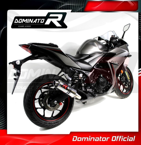 Прямоток DOMINATOR YAMAHA YZF-R3 300 GP 1 2015 - 2017