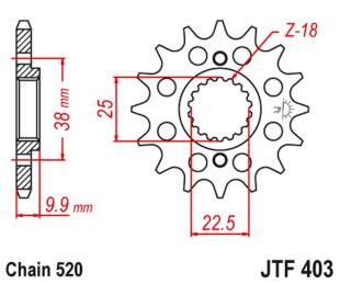 Приводная звезда JT JTF403.15