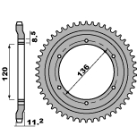 Приводная звезда YAMAHA TZR 125R 91 PBR 82748F