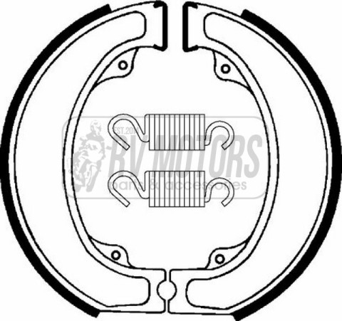 Тормозные колодки SBS 2075