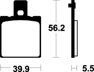 Тормозные колодки SBS 131HF