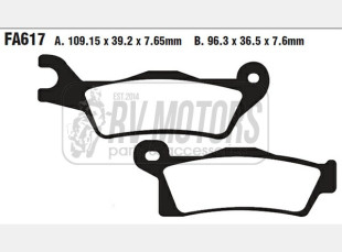 Тормозные колодки EBC FA617TT