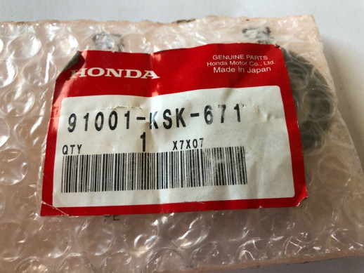 Підшипник трансмісії Honda CR250, CRF450 91001-KSK-671