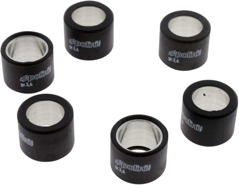 Ролики вариатора POLINI 046-92-36 19x15,5/3,6г 6шт белый