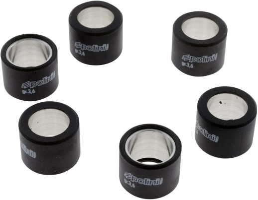 Ролики варіатора POLINI 046-92-36 19x15,5/3,6г 6шт білий