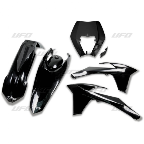 Комплект пластика UFO KTM EXC/EXC-F '12-'13 (чёрный) KT521E001