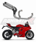 Полная система выхлопа Ducati Panigale V2 2020 - 2023 DOMINATOR HP8 