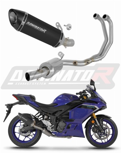 Полная система выхлопа Yamaha YZF-R3 2025 - 2026 DOMINATOR HP8 BLACK