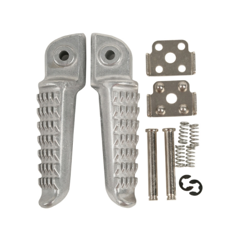 Комплект подножек KAWASAKI ZX-6R NINJA '98-13, ZX 636 '03-06, Z 750 '04-12, Z 1000 '03-13, Z 1000SX '11-13, GTR 1400 / ER6 '06-13, ZX-10R '04-13 пассажирские BIKETEC BTFR016