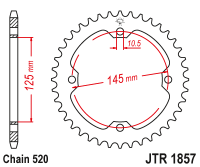 Приводная звезда JT JTR1857.40 (PBR 4588)