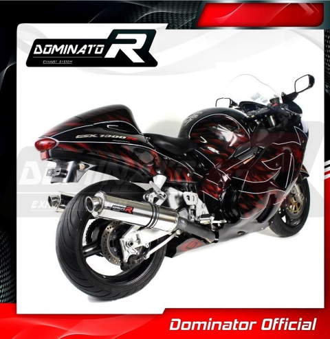 Прямоток DOMINATOR SUZUKI GSXR GSX 1300 R HAYABUSA 1999 - 2007 круглый
