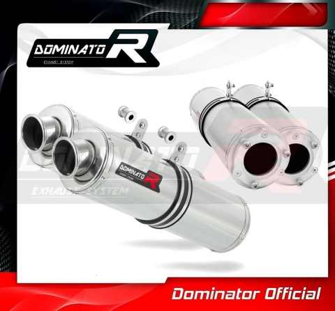 Прямоток DOMINATOR SUZUKI GSXR GSX 1300 R HAYABUSA 1999 - 2007 круглый