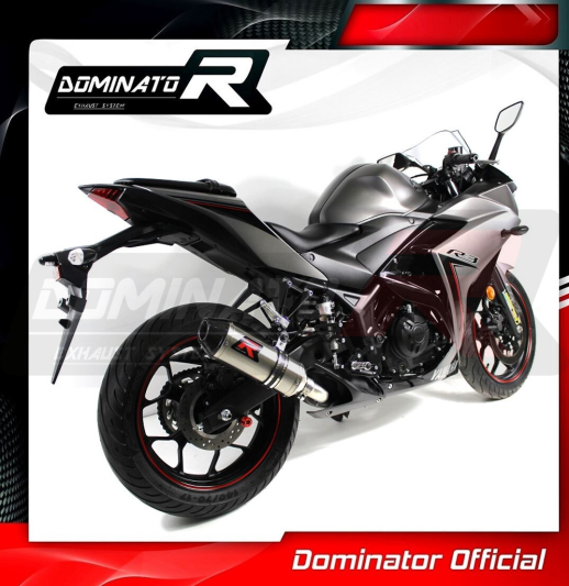 Прямоток DOMINATOR YAMAHA YZF-R3 300 HP3 2015 - 2017 