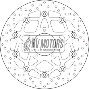 Тормозной диск BREMBO BRM 78B40893