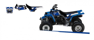 Комплект наклеек YAMAHA RAPTOR YFM 700 '06-'13 BLACKBIRD DREAM 2 E2Q12A