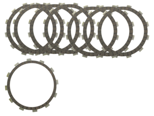 Фрикционные диски сцепления KAWASAKI KFX 450R '07-'14 (F1729) (EBS4519)  BRONCO AT-03658C