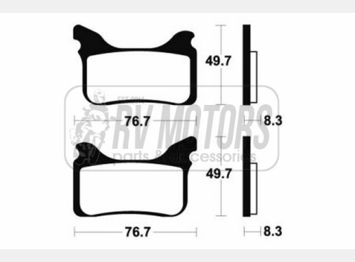 Гальмівні колодки SBS 842RSI