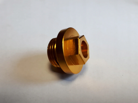 Заливная крышка масла KAWASAKI KXF 250/450 '04-'18, SUZUKI RMZ 250 '04-'06 ACCEL OFP04G золотой