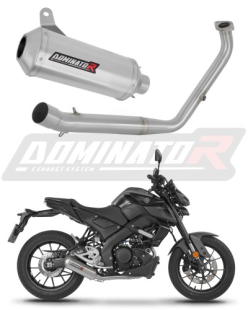 Полная система выхлопа Yamaha MT 125 2021 - 2024 DOMINATOR овальный G2