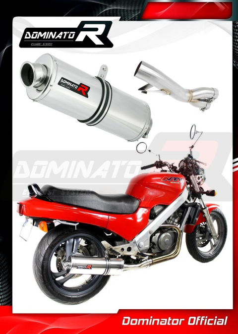Прямоток DOMINATOR HONDA NTV 650 REVERE RC33 1988 - 1997 овальный