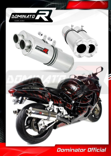 Прямоток DOMINATOR SUZUKI GSXR GSX 1300 R HAYABUSA 1999 - 2007 овальный