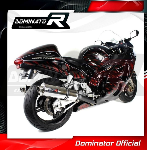 Прямоток DOMINATOR SUZUKI GSXR GSX 1300 R HAYABUSA 1999 - 2007 овальный