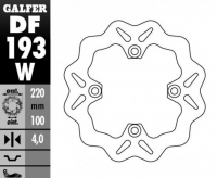 Тормозной диск GALFER задний KAWASAKI ZX 6R (98-07), ER6, Z 750 DF193W