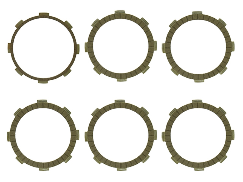Фрикционные диски сцепления KAWASAKI KMX 125 '87-'03 (F1761) (EBS4486R) PSYCHIC  MX-03676P