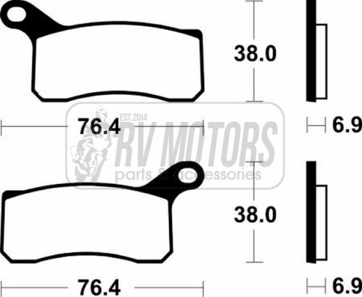 Гальмівні колодки SBS 866RSI 