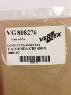 Полный комплект прокладок HONDA CRF 450X '05-'17 VERTEX VG808276