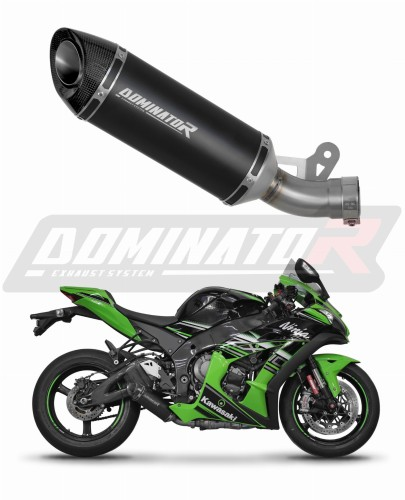 Прямоток Kawasaki ZX10R 2016 - 2020 DOMINATOR HP8 черный