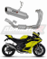 Полная система выхлопа Yamaha YZF R9 2025 DOMINATOR S6