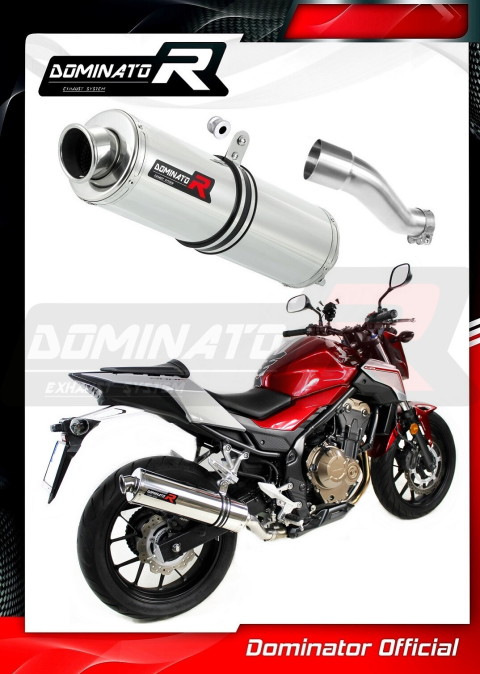 Прямоток DOMINATOR HONDA CB 500 F 2016 - 2019 круглый