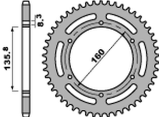 Приводная звезда BMW G310 R '16-'19 PBR 355240C45 (JTR5.40)