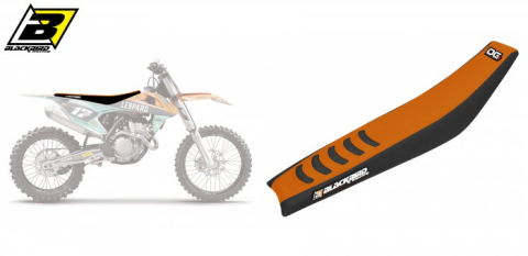 Обшивка сидения KTM SX/SXF '16-'18, EXC '17-'19 BLACKBIRD REPLICA KTM MARCHETTI RACING TEAM 2018 E1524R16