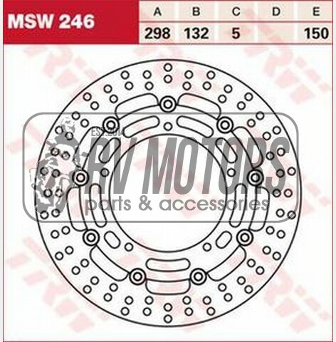 Гальмівний диск TRW Lucas MSW246
