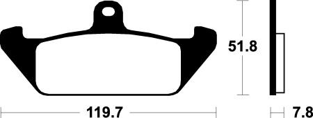 Тормозные колодки SBS 594HF