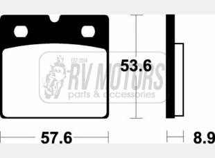 Тормозные колодки SBS 640HS