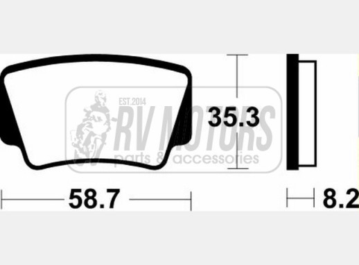 Гальмівні колодки SBS 867RSI