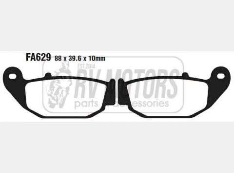 Тормозные колодки EBC FA629TT