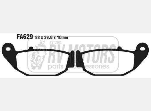 Гальмівні колодки EBC FA629TT